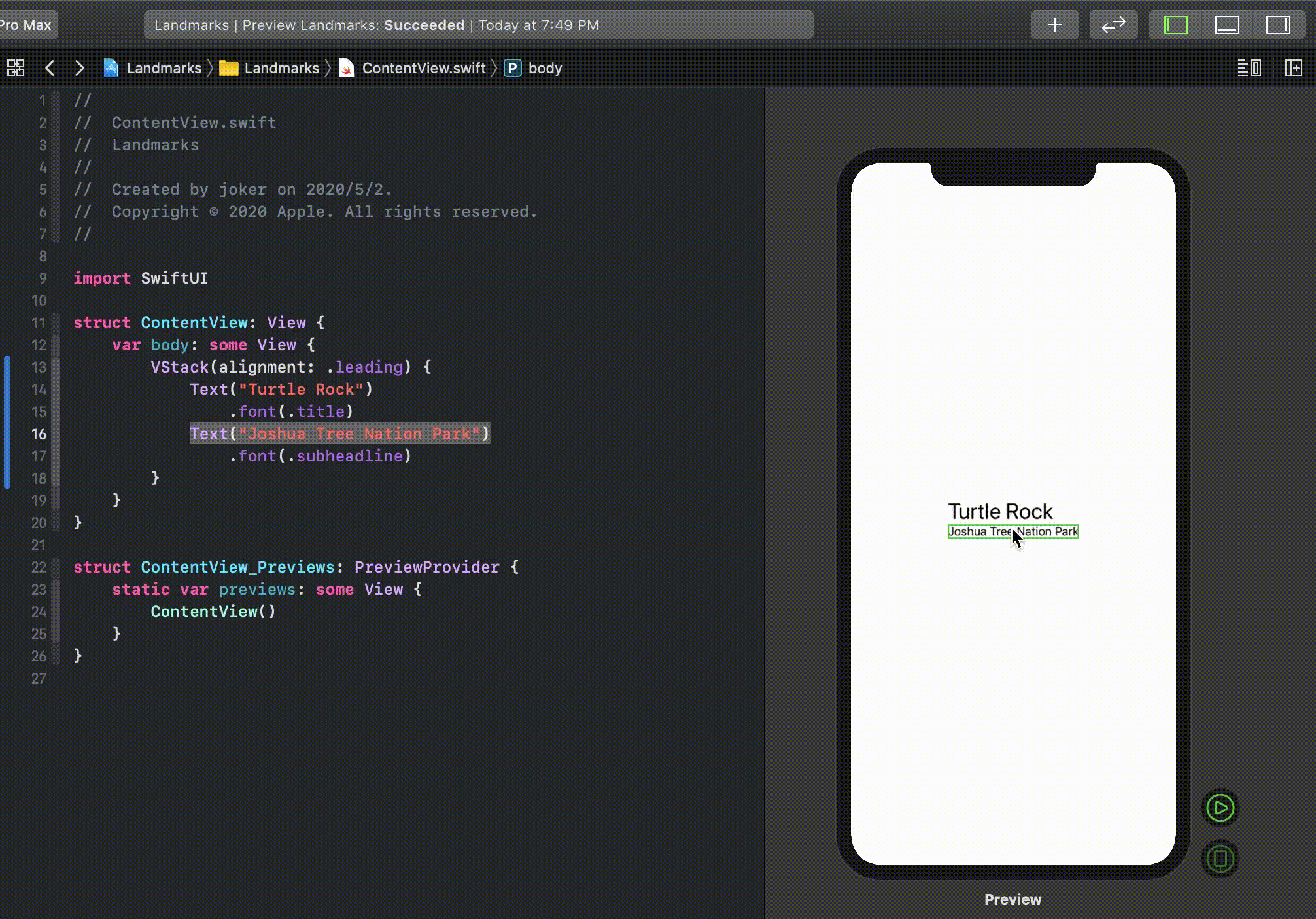 swiftui embed in hstack